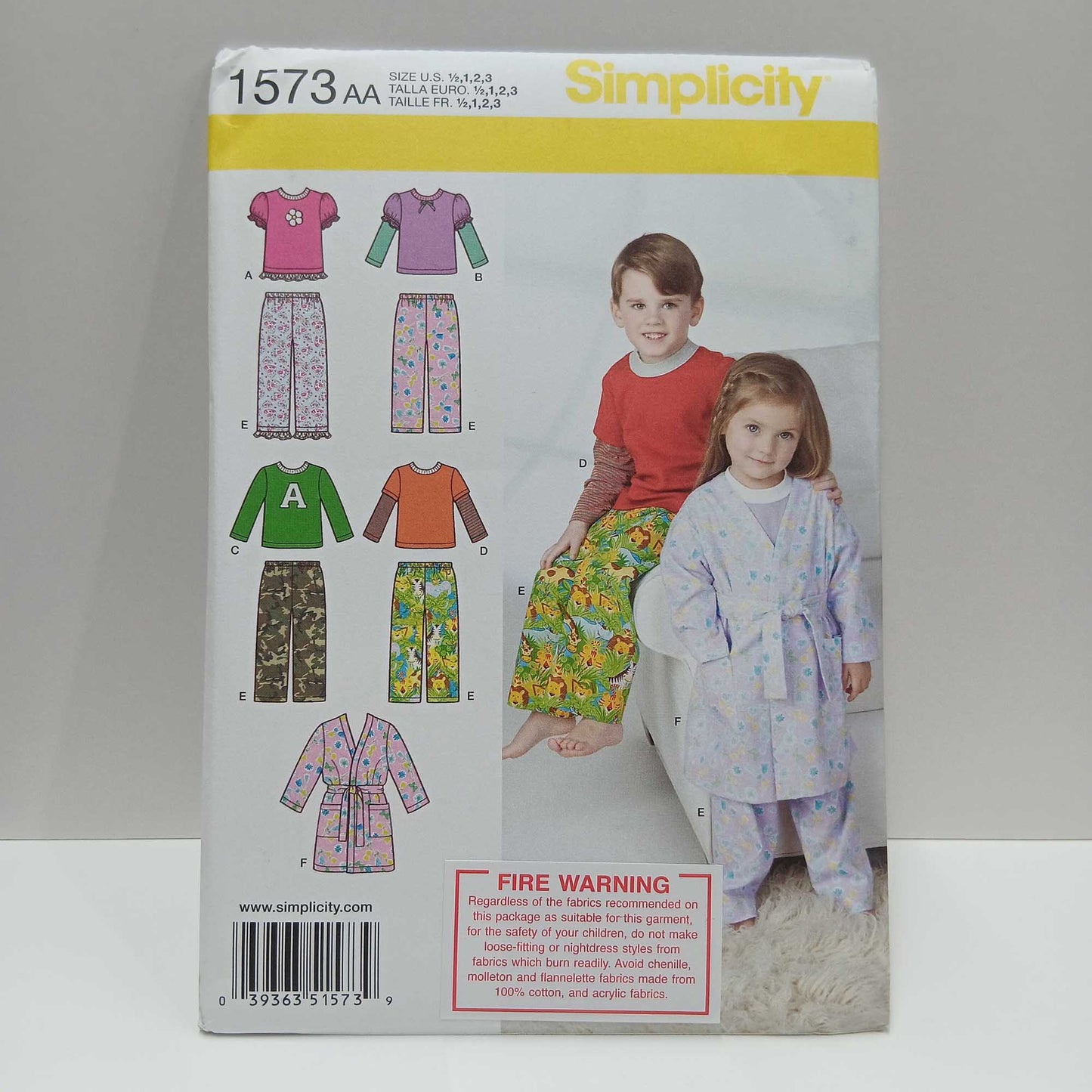 S1573 Childs Sleepwear