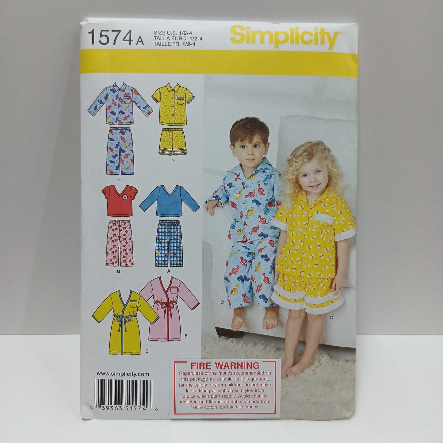 S1574 Toddlers Sleepwear