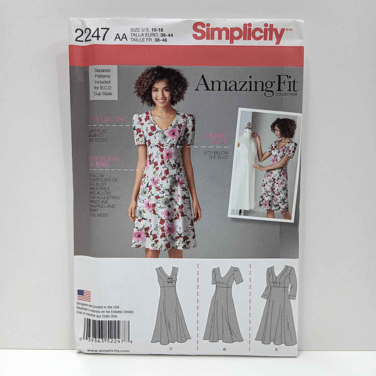 S2247 Misses and Womens Dress
