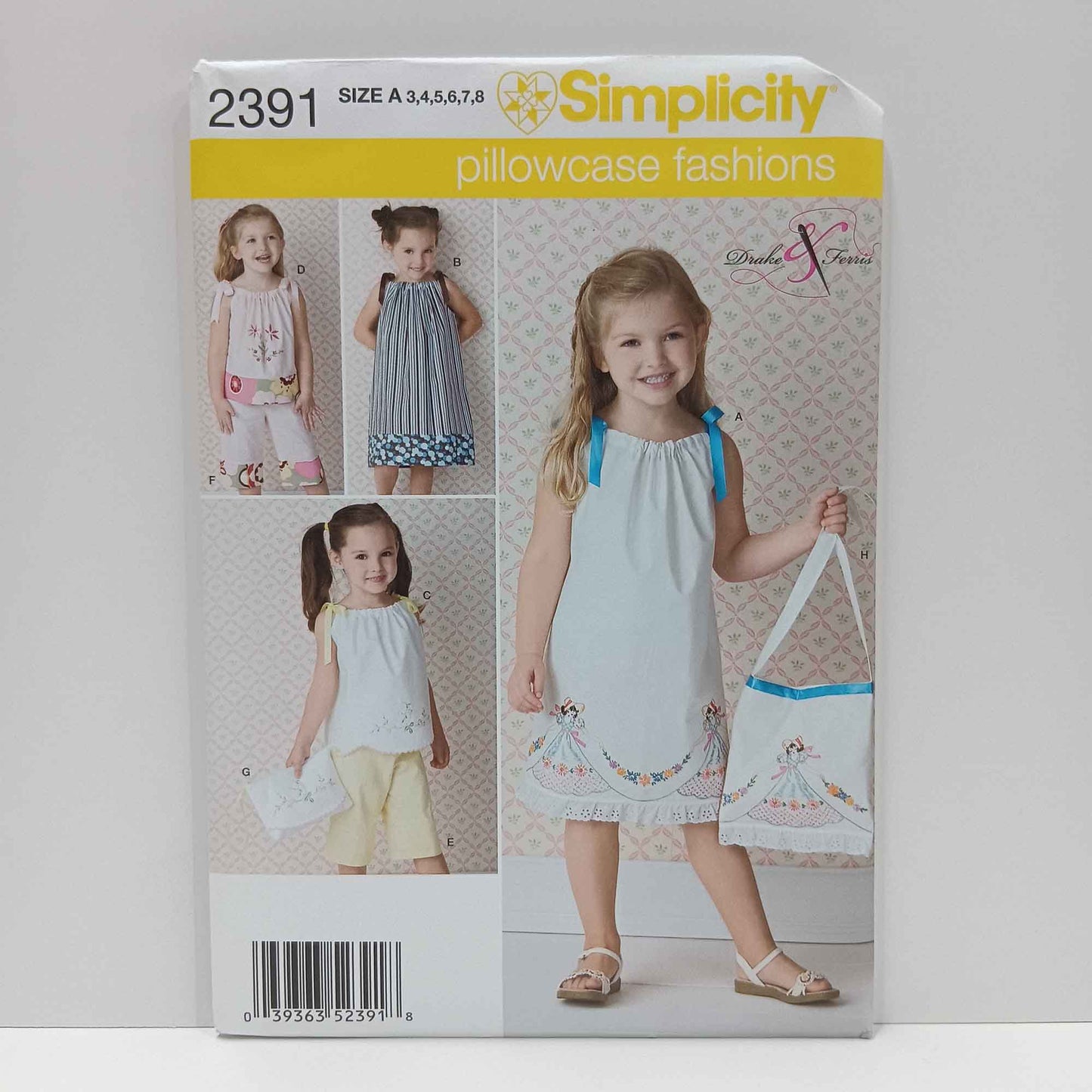 S2391 Childs Dress, Top, Pants and Bag