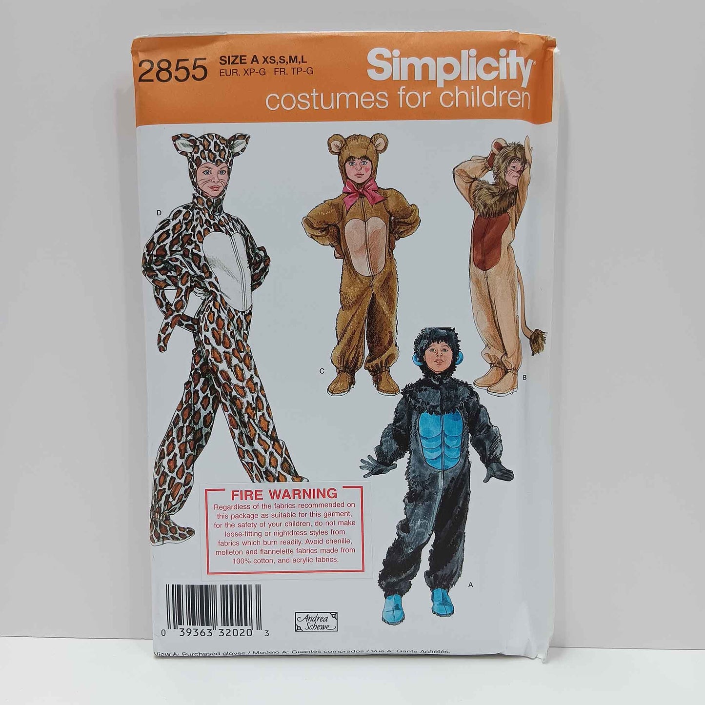 S2855 Child's Animal Costume