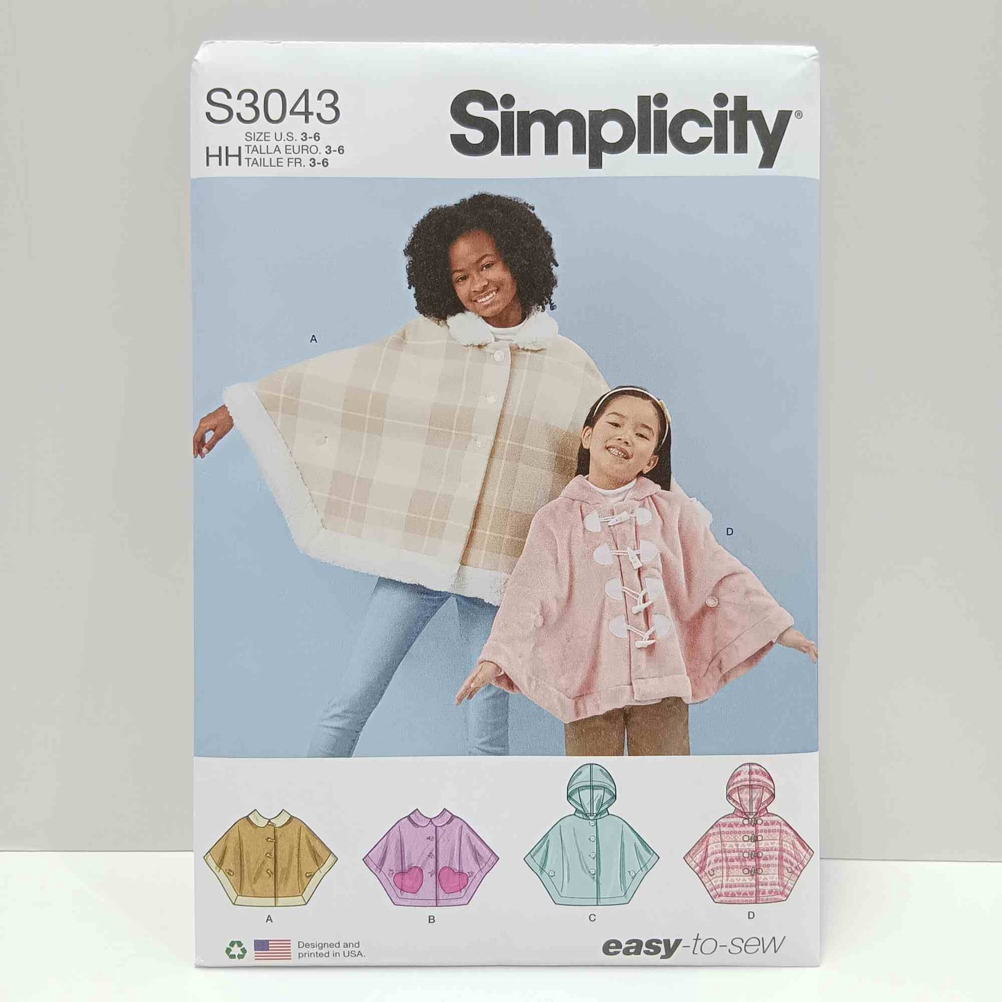 S3043 Children's and Girls Poncho