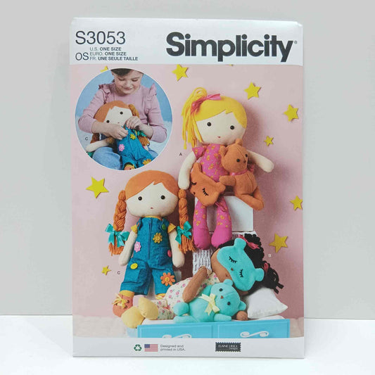 S3053 Stuffed Dolls with Clothes