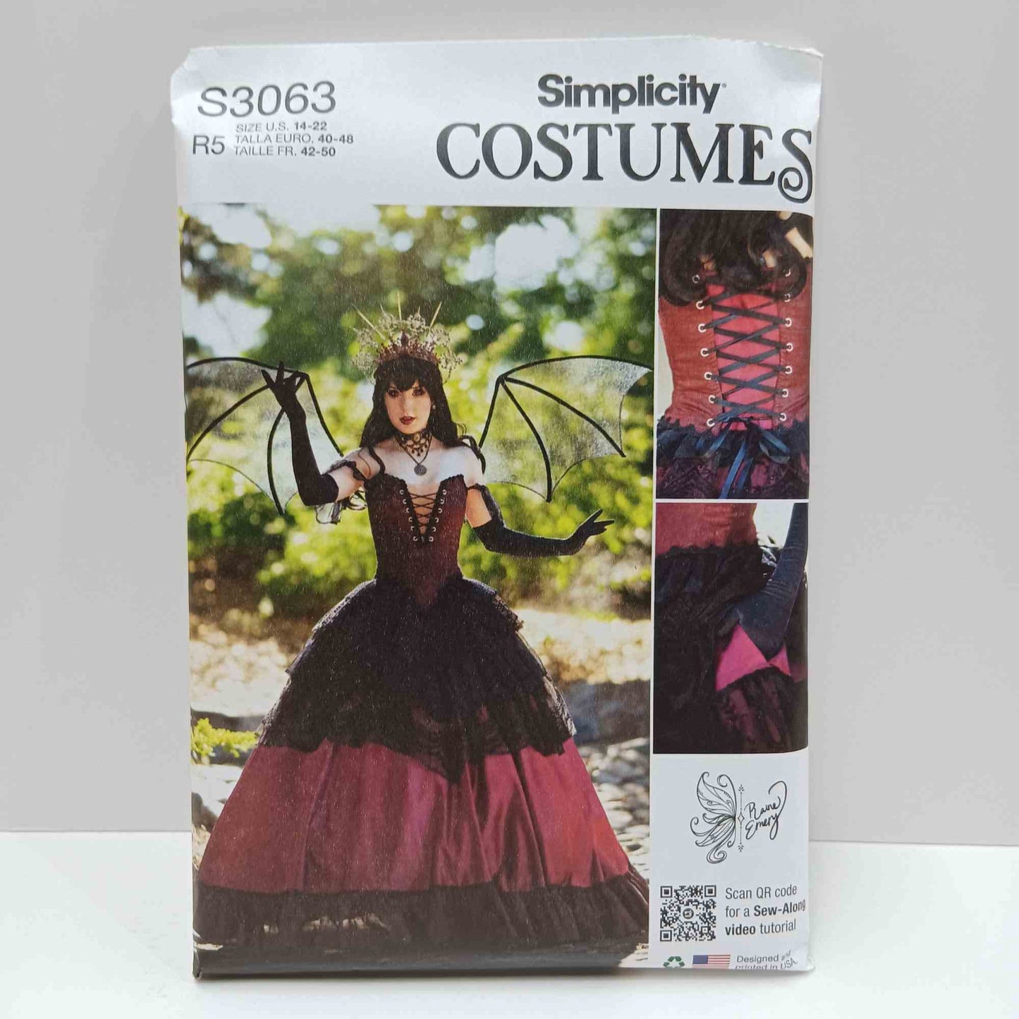 S3063 Misses Corset and Skirt Costume