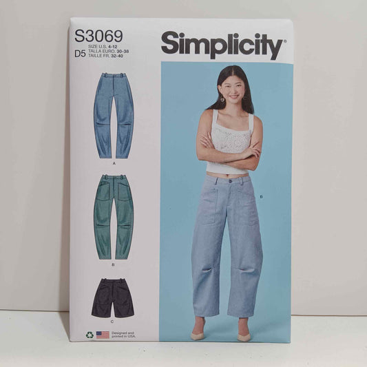 S3069 Misses Pants and Shorts