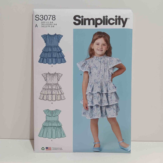 S3078 Children's Dresses