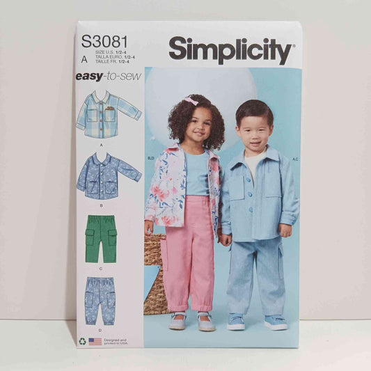 S3081 Toddlers' Jacket and Pants