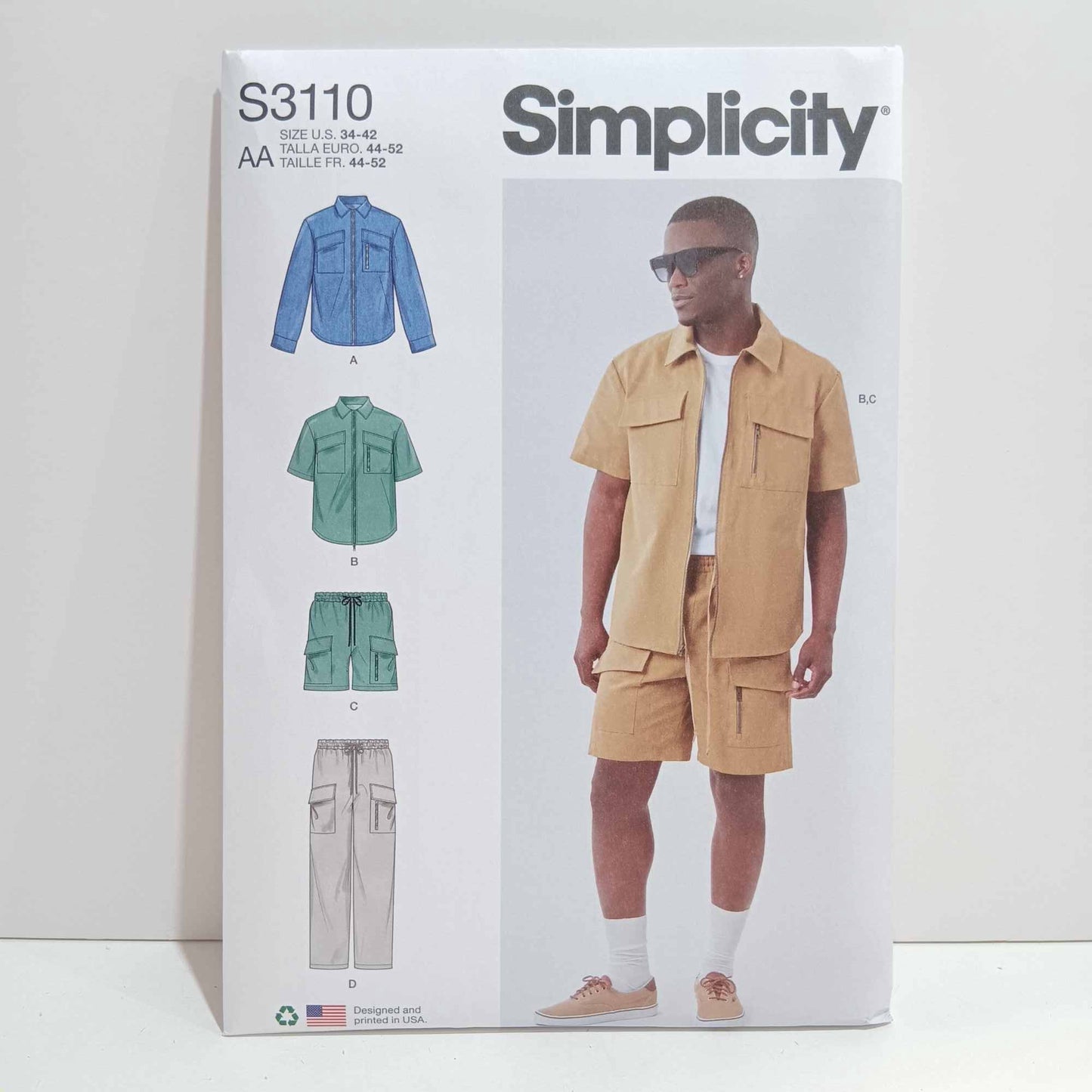 S3110 Men's Shirts, Shorts and Pants