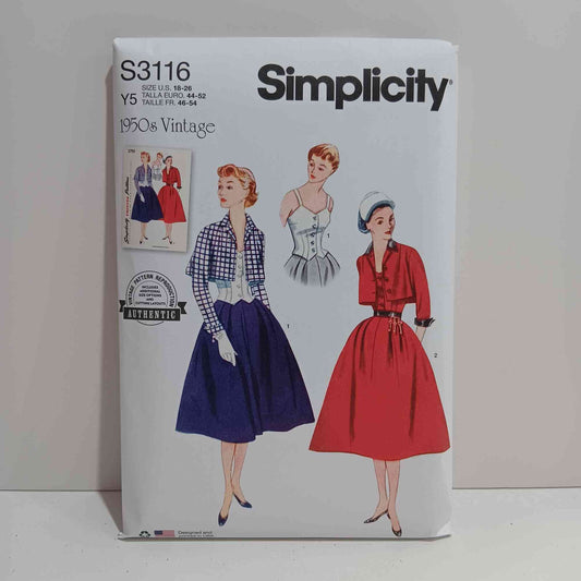 S3116 Misses Bolero Suit and Bodice