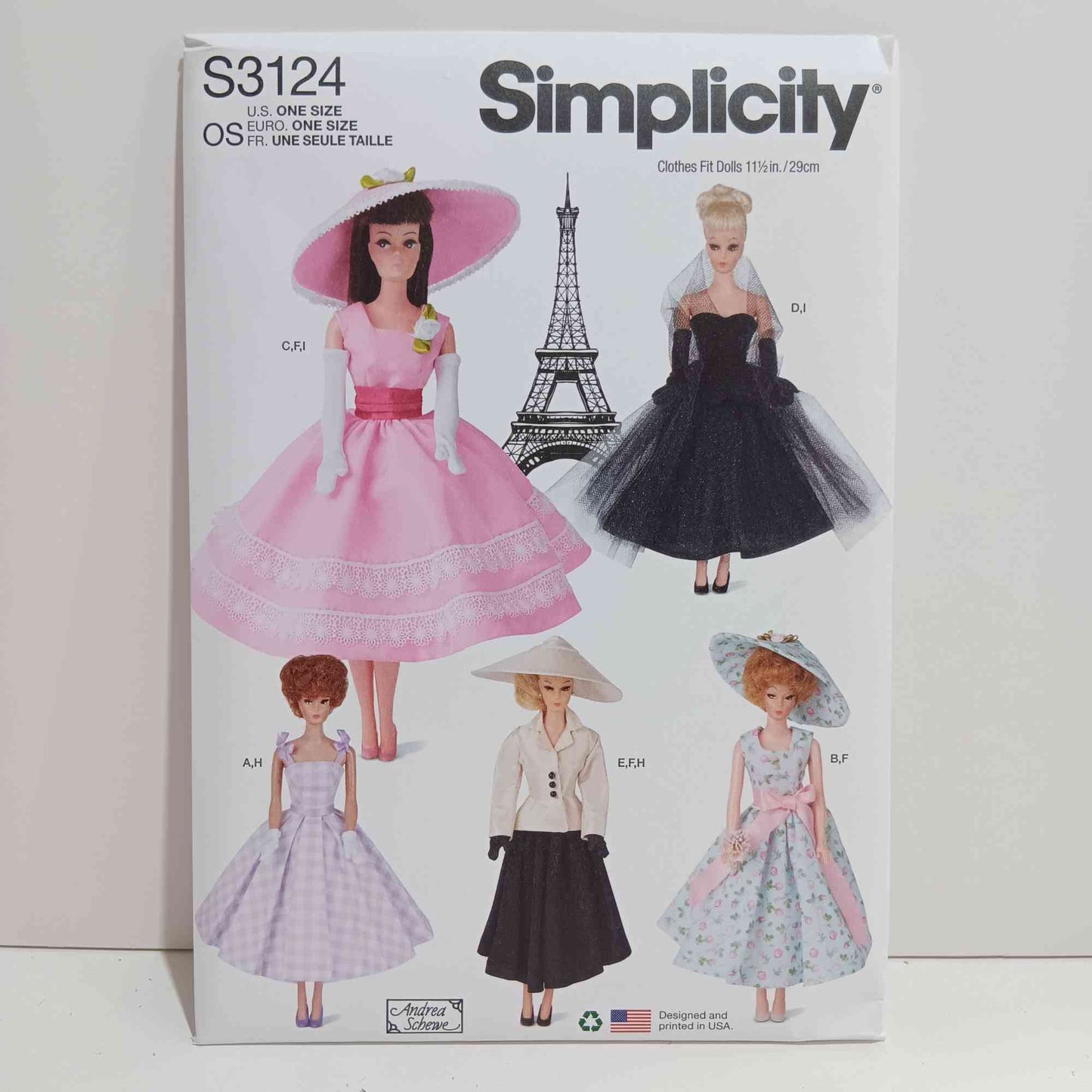 S3124 11.5" Fashion Doll Clothes