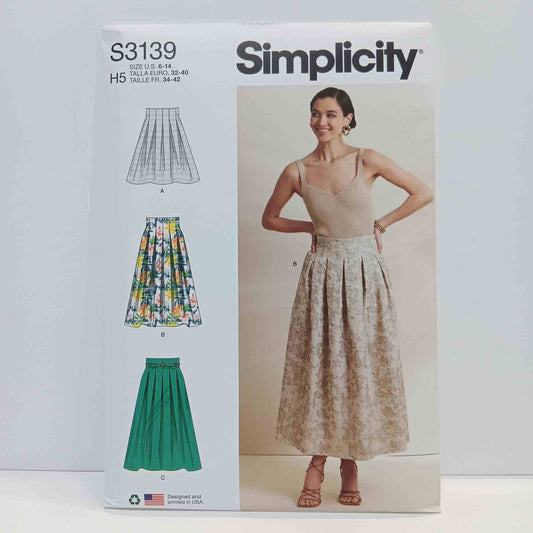 S3139 Misses Pleated Skirt