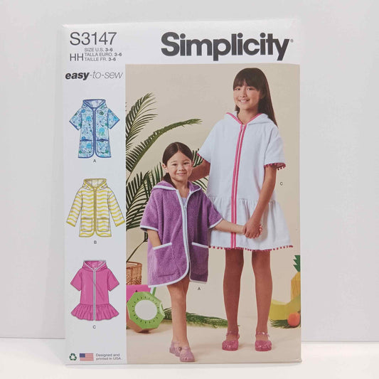 S3147 Childrens and Girls Hooded Top