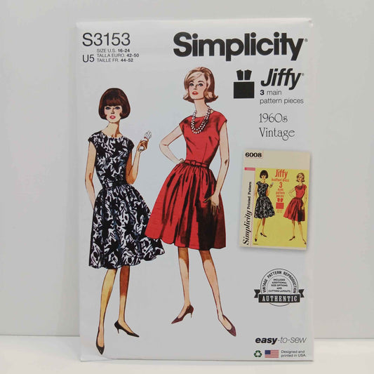 S3153 Misses Jiffy Dress