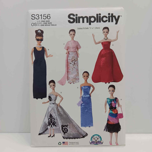 S3156 11.5" Fashion Doll Clothes