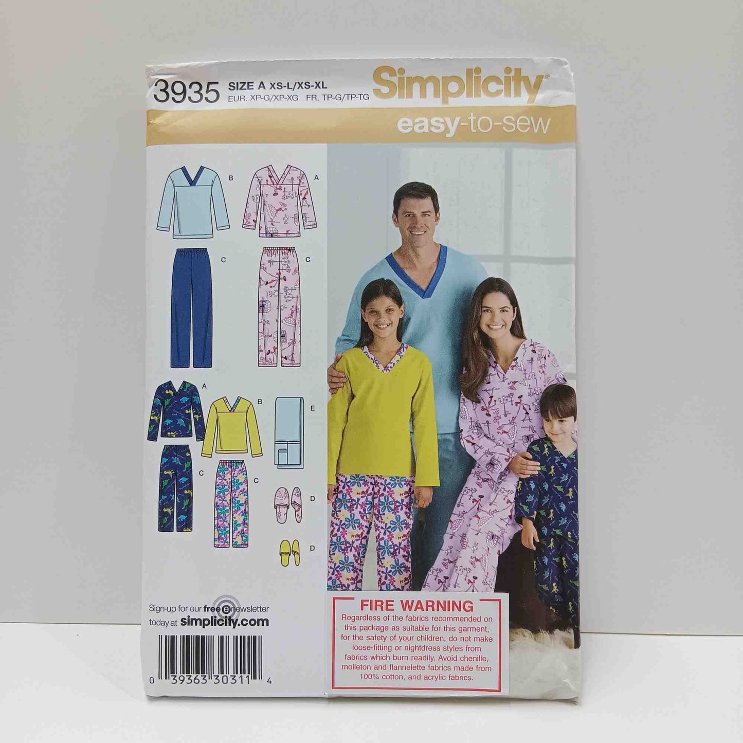 S3935 Unisex Pyjamas