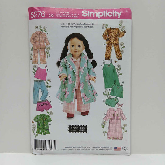 S5276 18" Doll Clothes