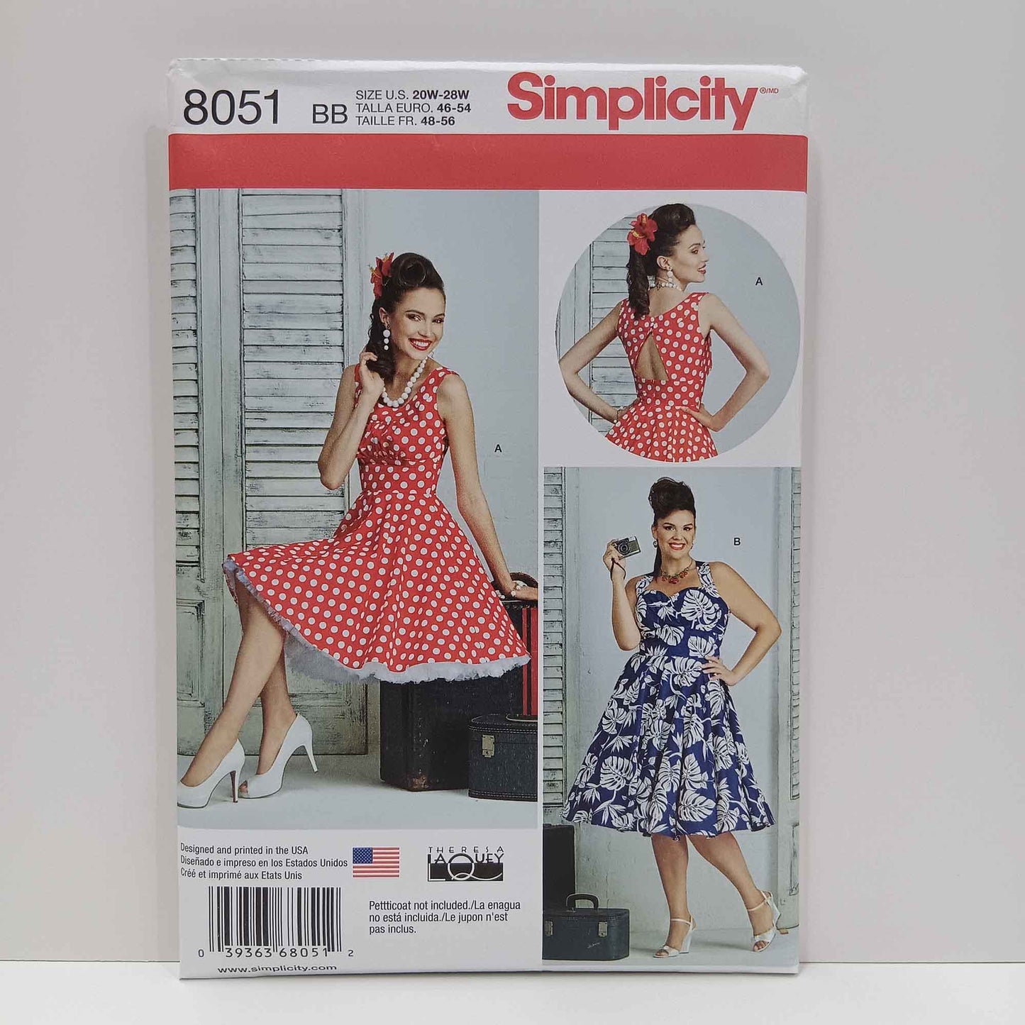 S8051 Misses and Women's Retro Dress