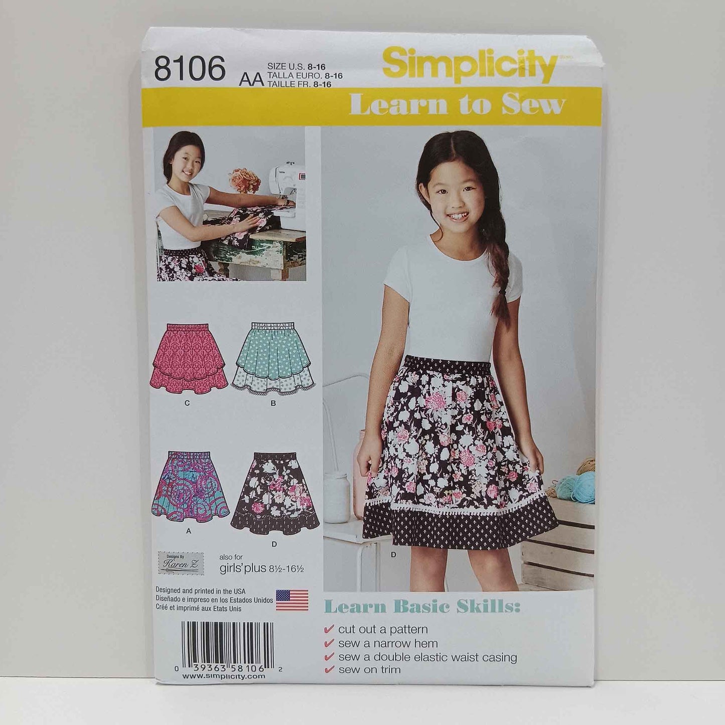 S8106 Girls Skirts