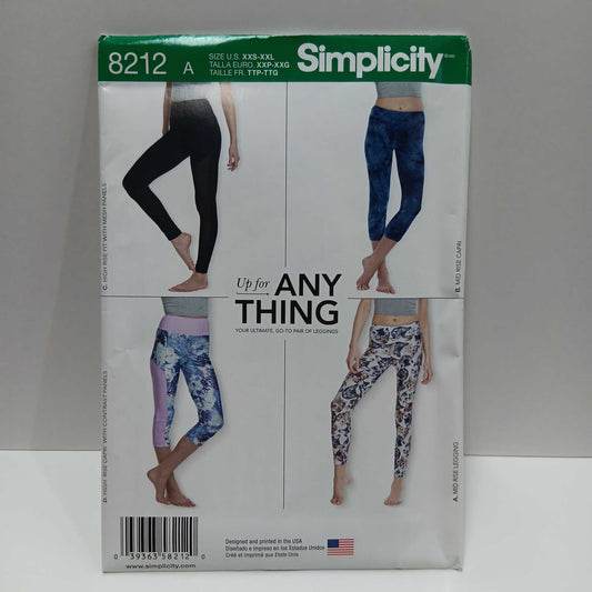 S8212 Misses Knit Leggings