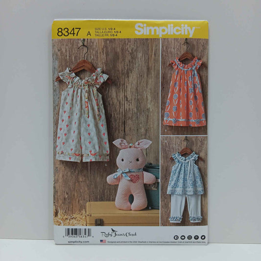 S8347 Toddlers Clothes and Bunny