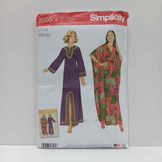 S8505 Misses Vintage Caftans