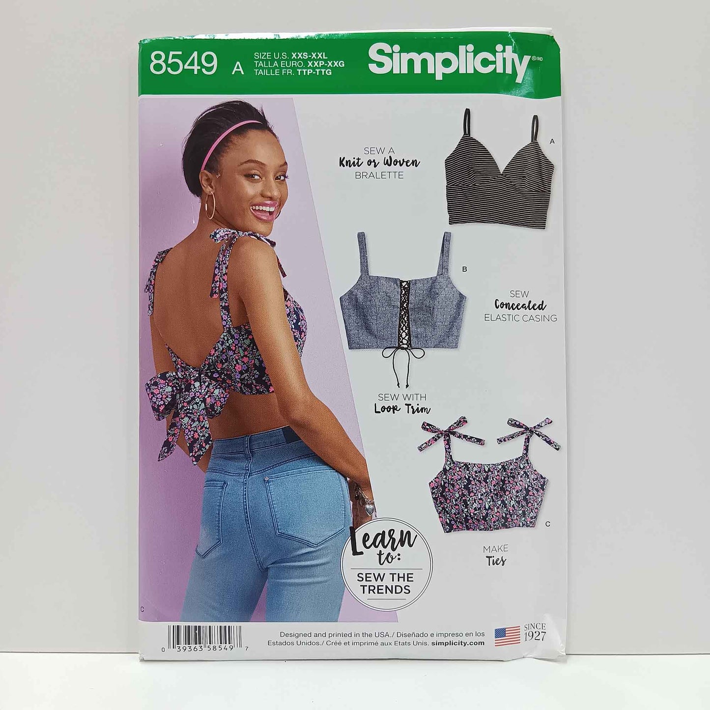 S8549 Misses Knit Bra Tops