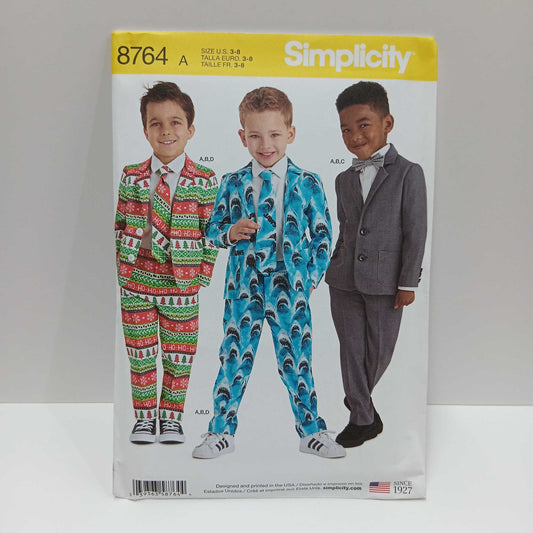 S8764 Boys Suit and Ties