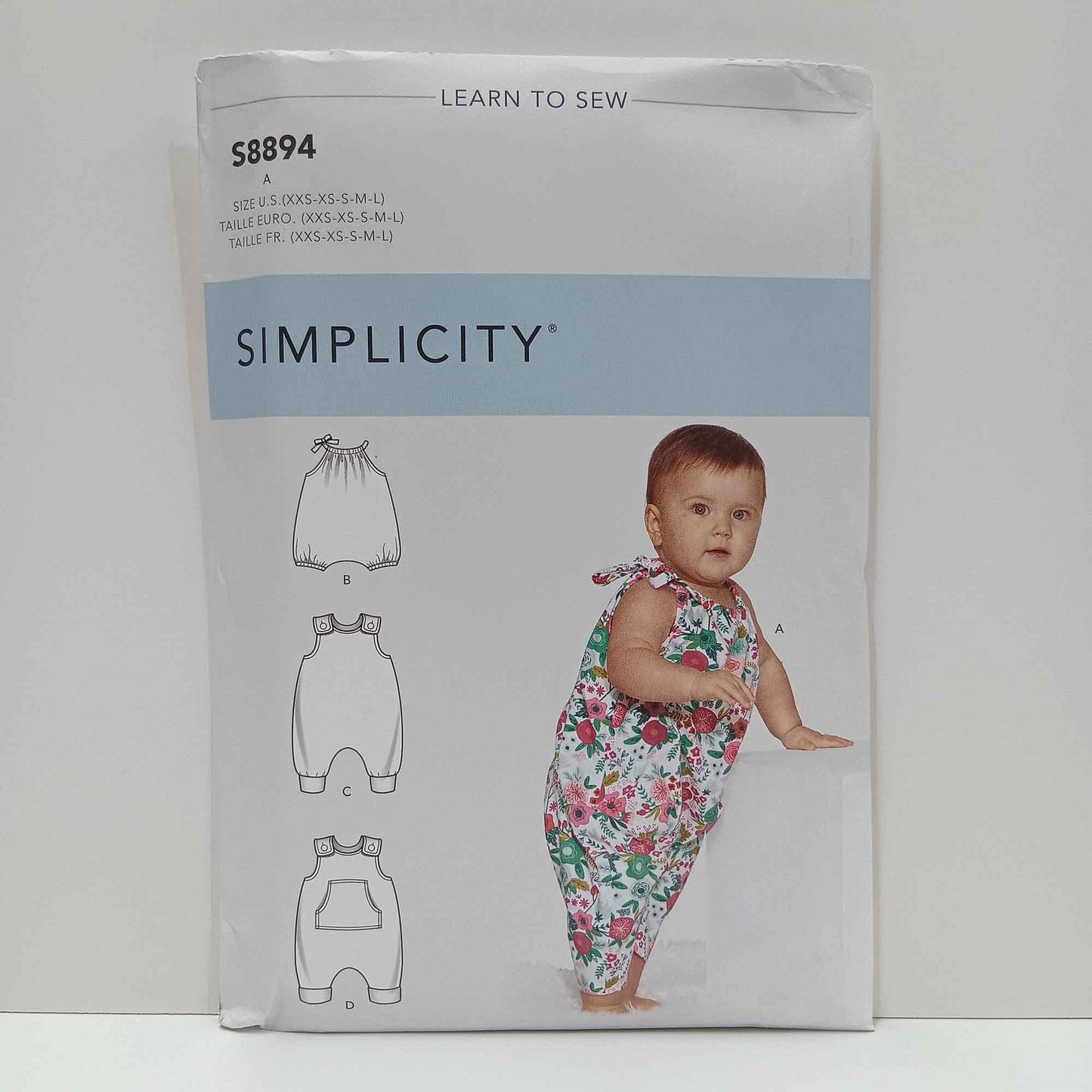 S8894 Babies Knit Rompers