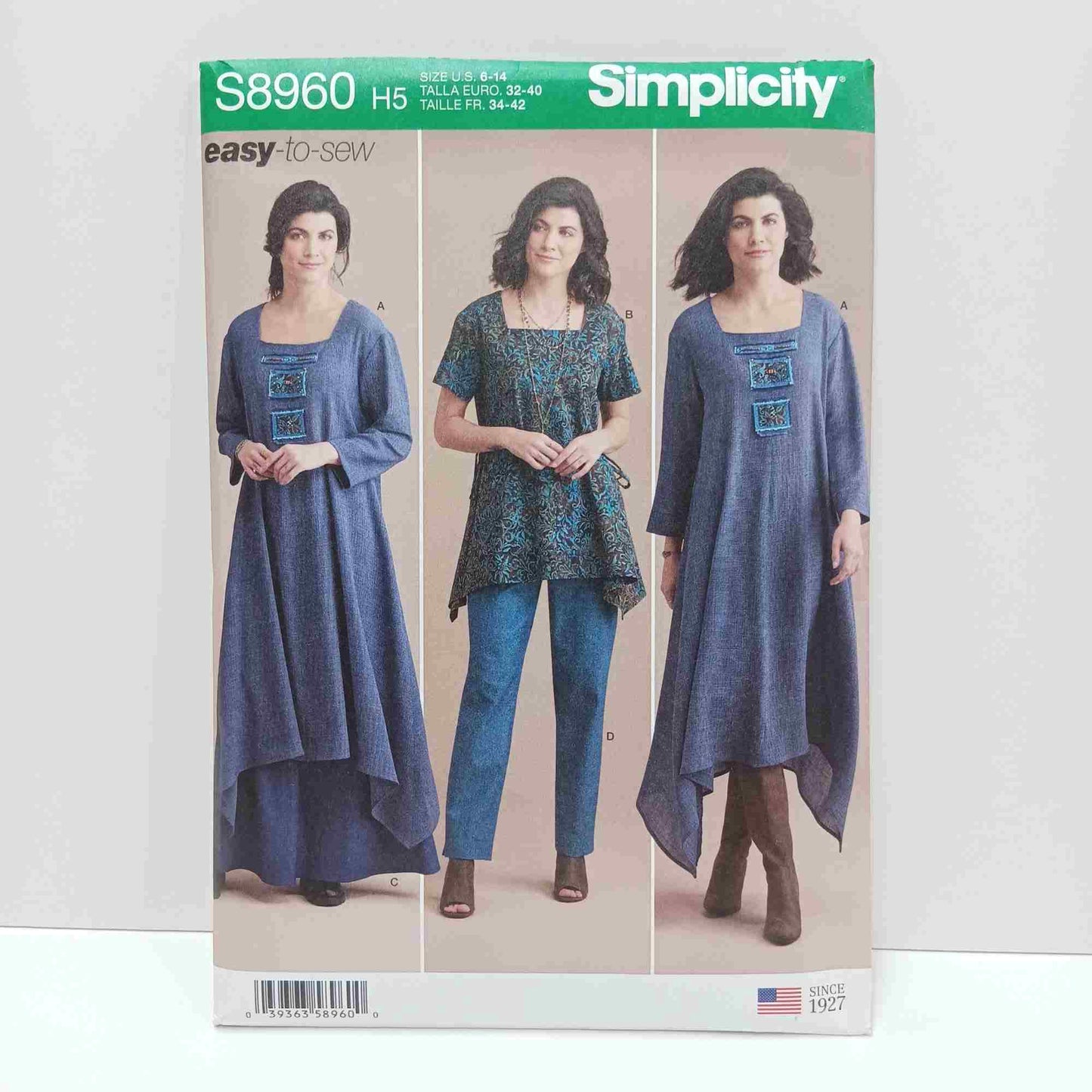 S8960 Misses Dress or Tunic