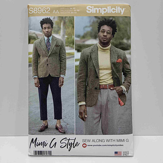 S8962 Men's Lined Blazer