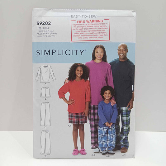 S9202 Childs and Adults Sleepwear