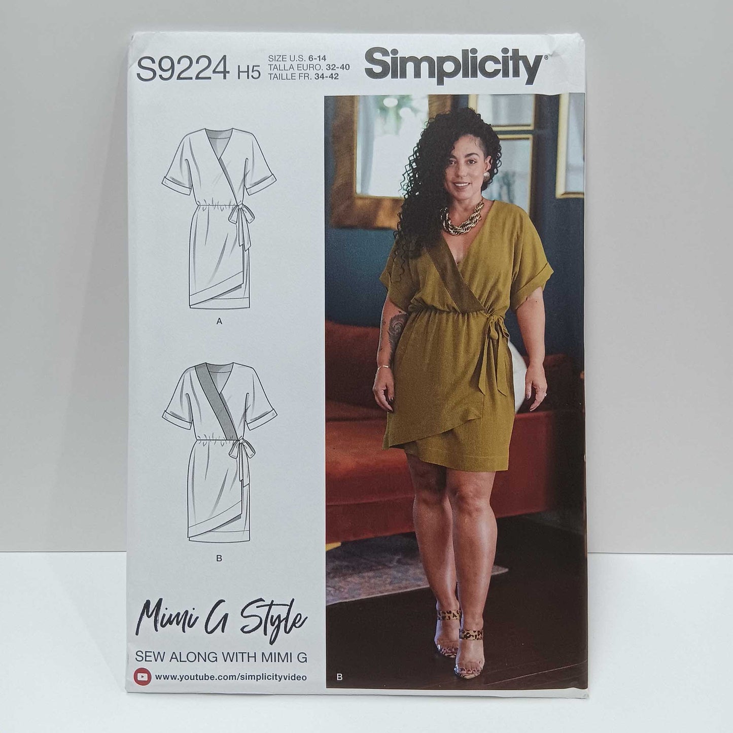 S9224 Misses Wrap Dress