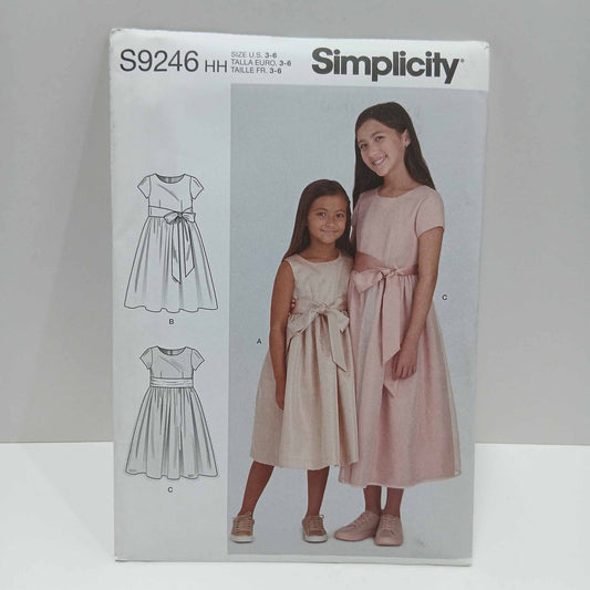 S9246 Children's and Girls Dresses