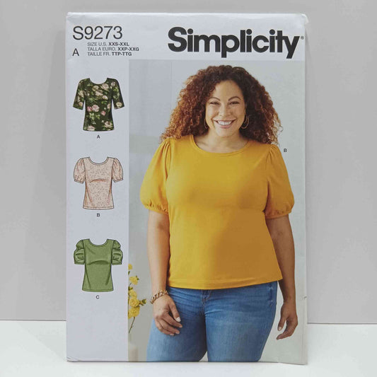 S9273 Misses Knit Tops