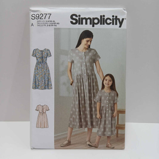 S9277 Misses and Childrens Dress