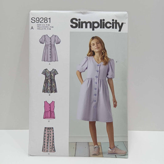 S9281 Girls Dresses