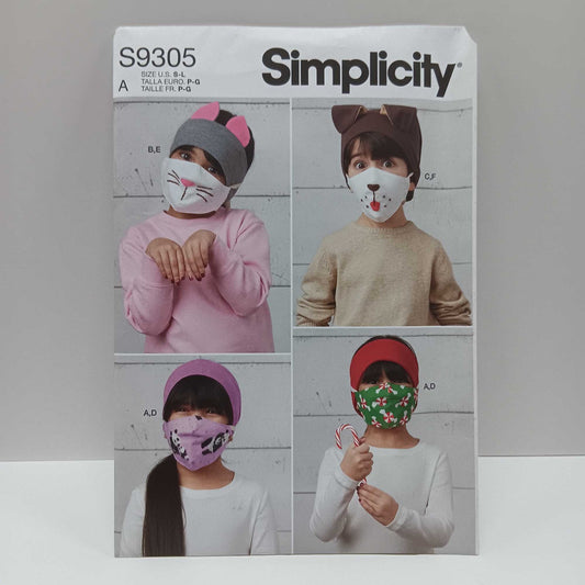 S9305 Children's Headbands, Hat and Face Masks