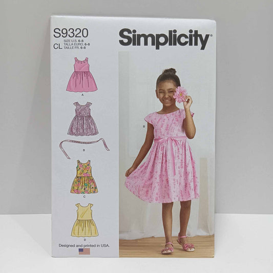 S9320 Childrens Dresses