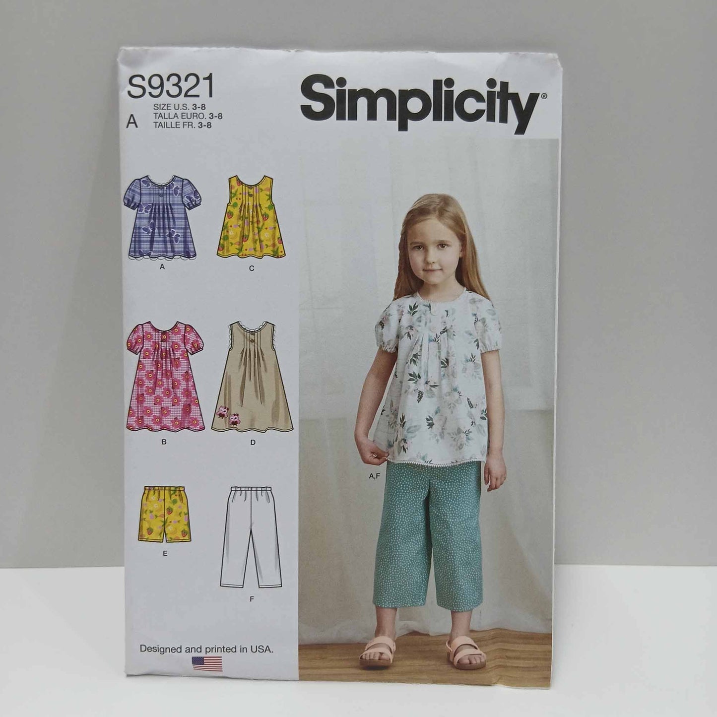 S9321 Childrens Tops and Dresses