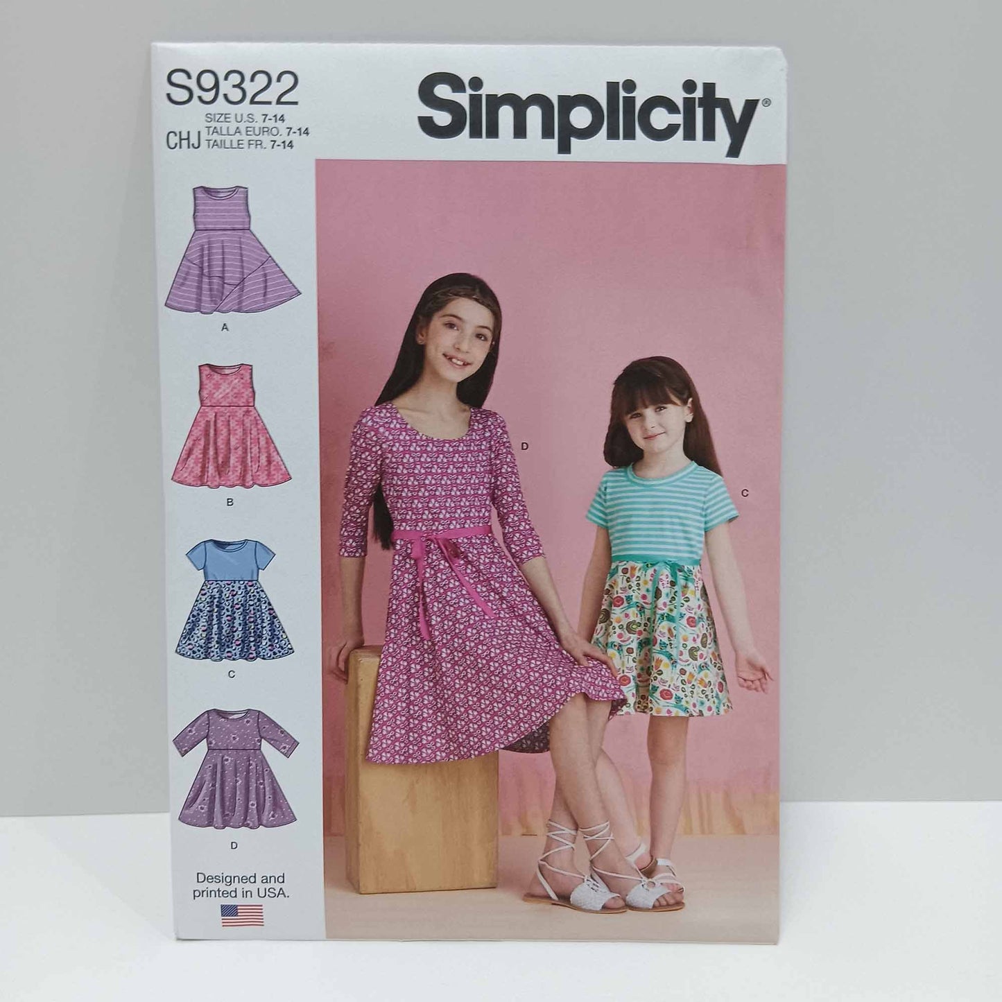 S9322 Childrens and Girls Dresses