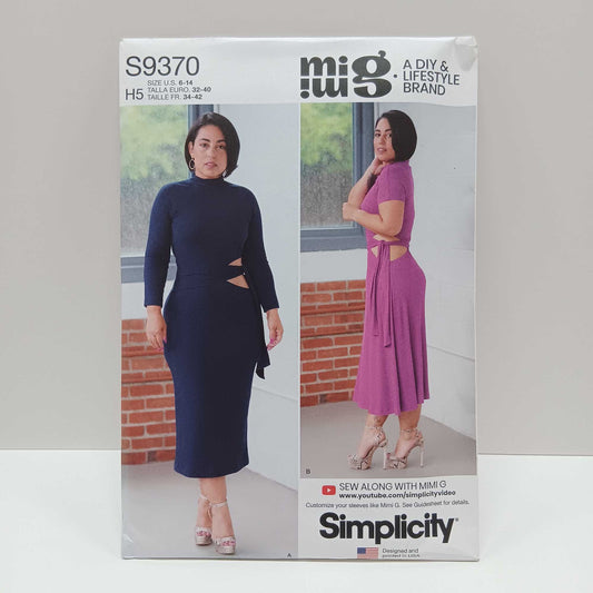 S9370 Misses Knit Dress