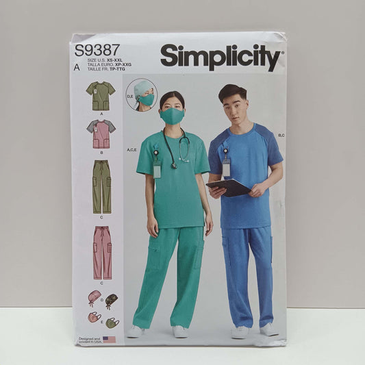 S9387 Unisex Knit Scrub Tops