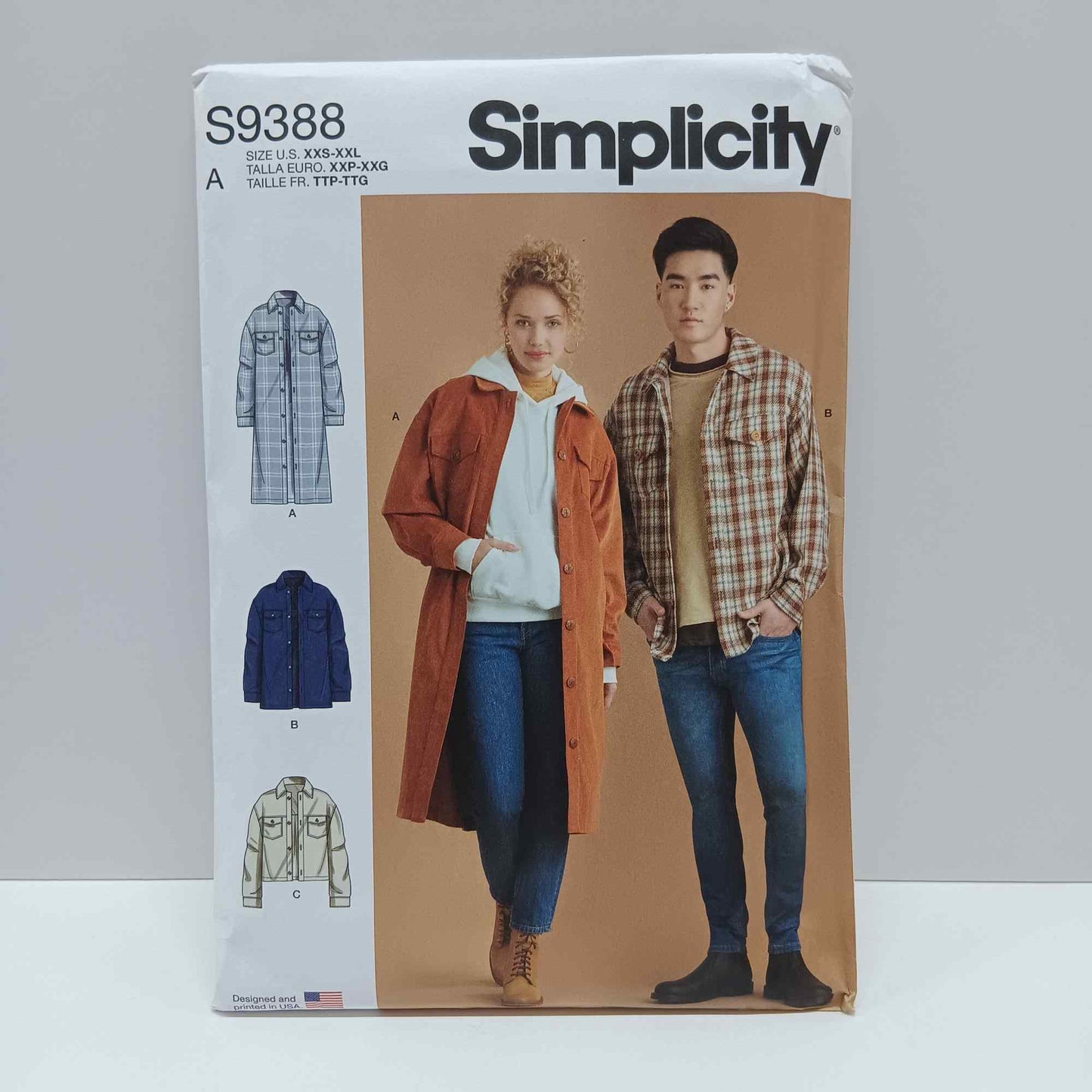 S9388 Unisex Shirt Jackets