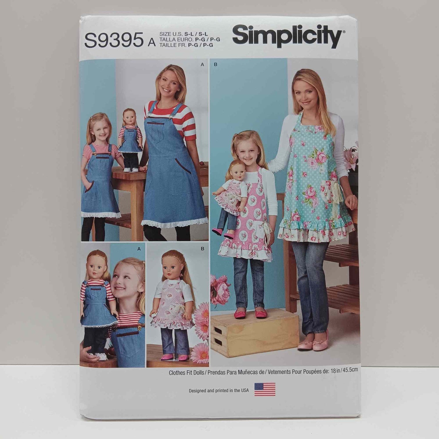 S9395 Child's, Misses and Doll Aprons