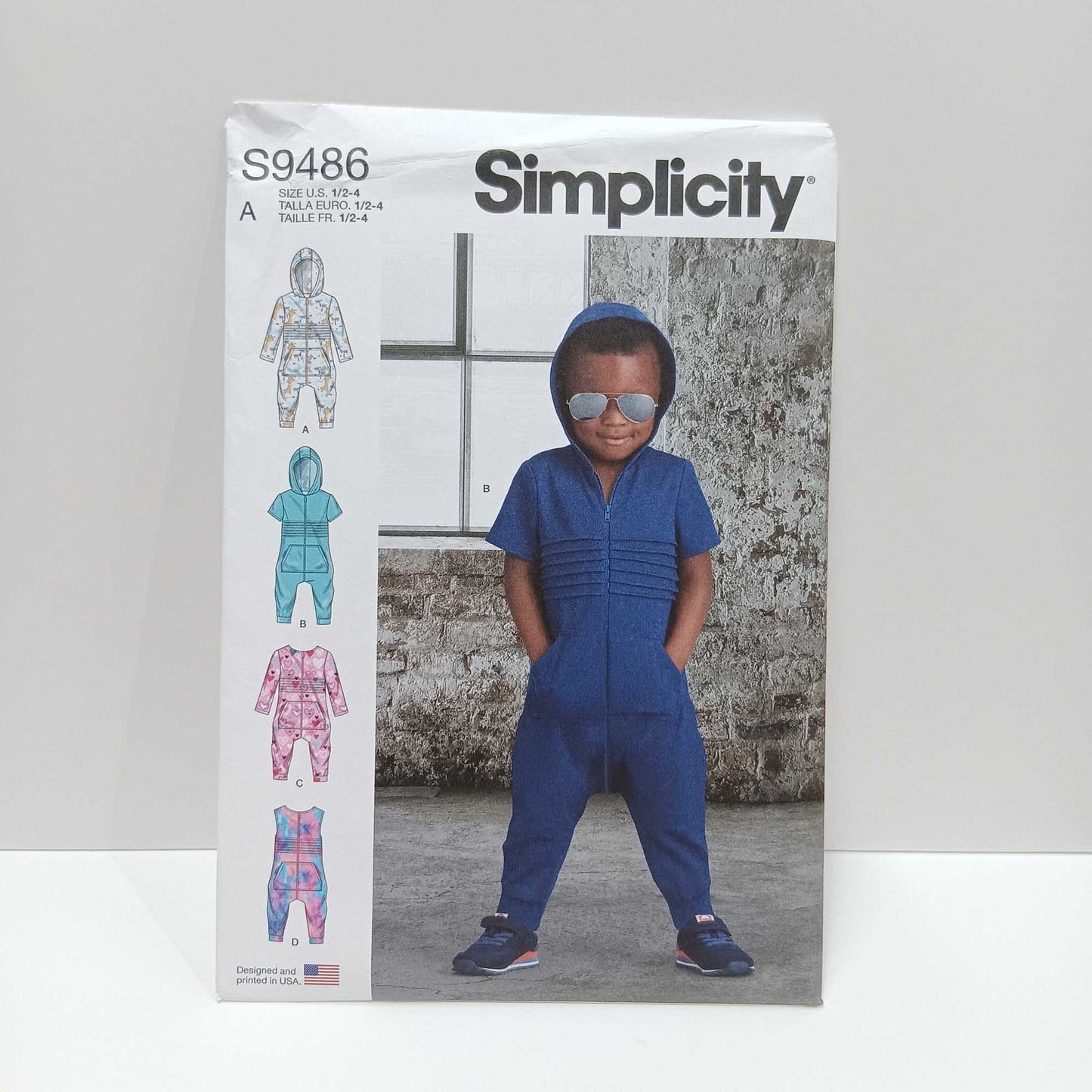 S9486 Toddler Knit Jumpsuit