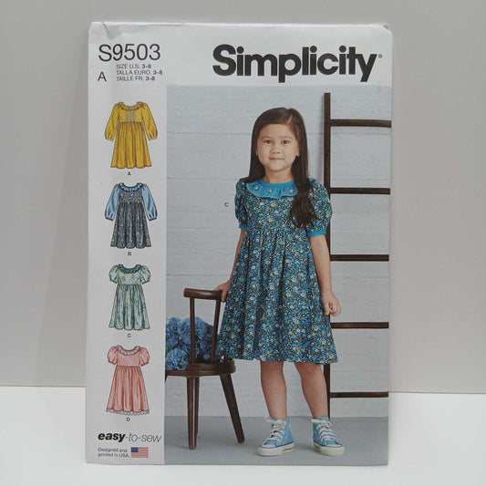 S9503 Children's Dresses