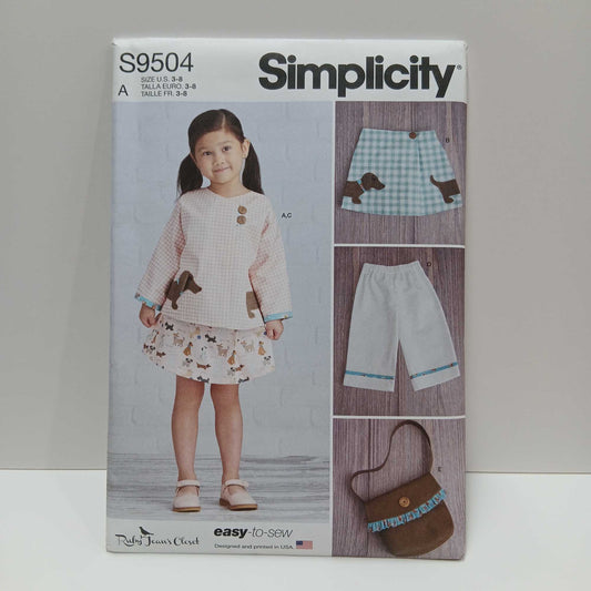 S9504 Children's Jacket and Skirt