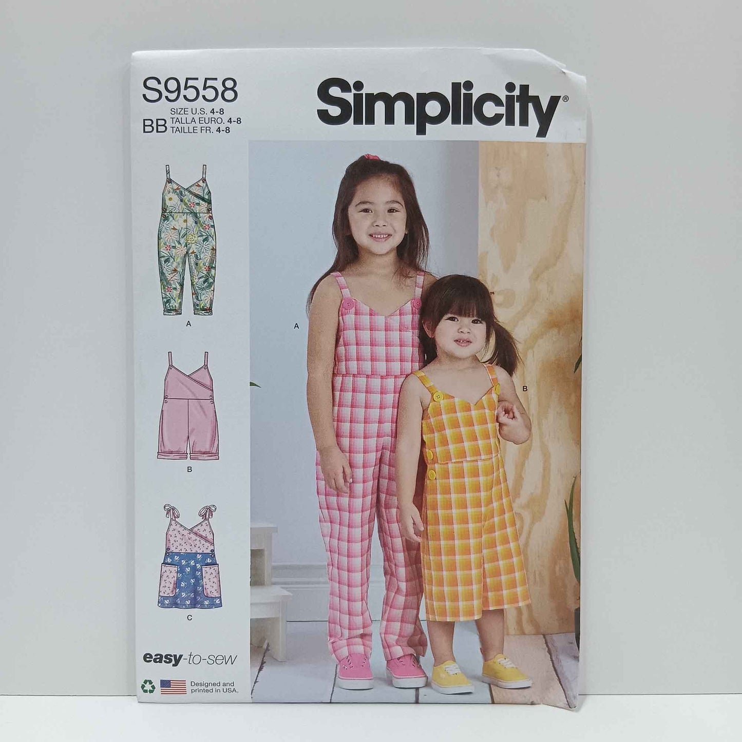 S9558 Toddlers and Childrens Jumpsuit, Romper and Jumper