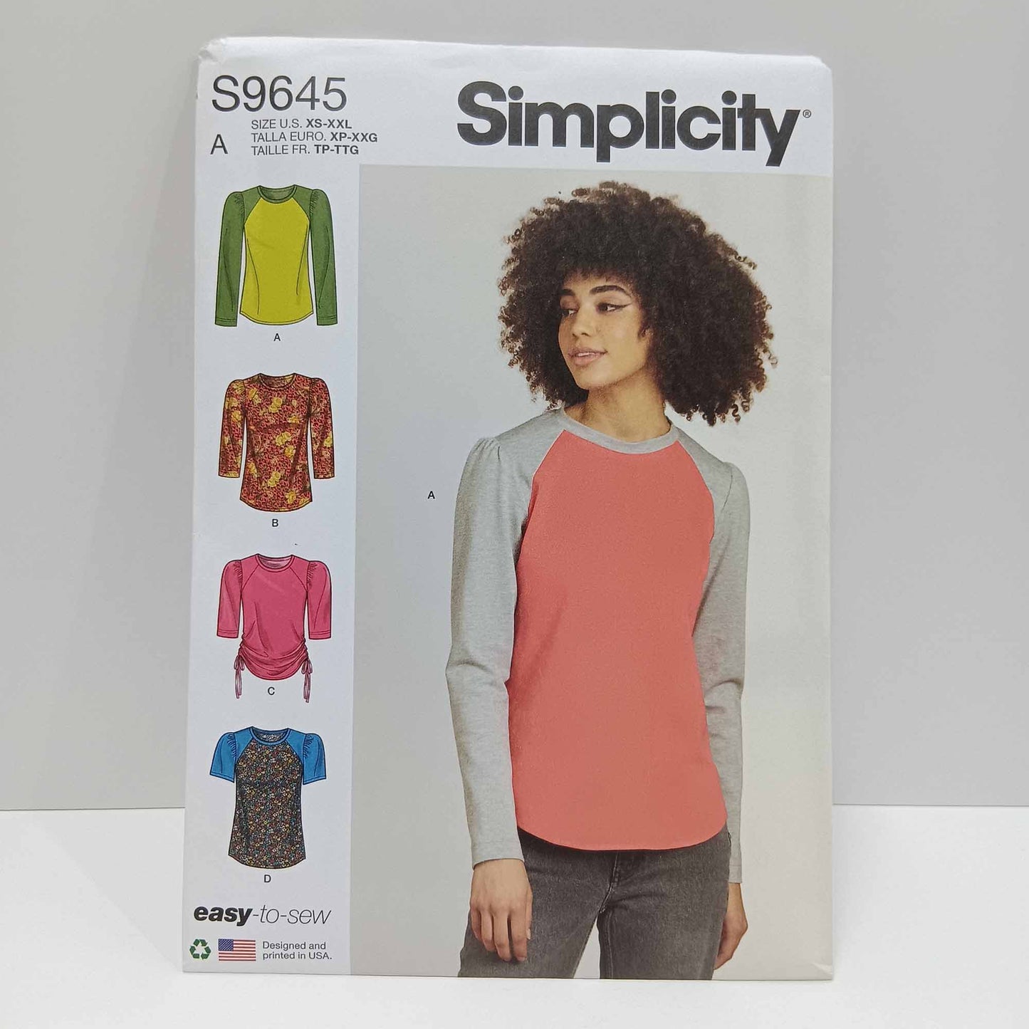 S9645 Misses Knit Tops