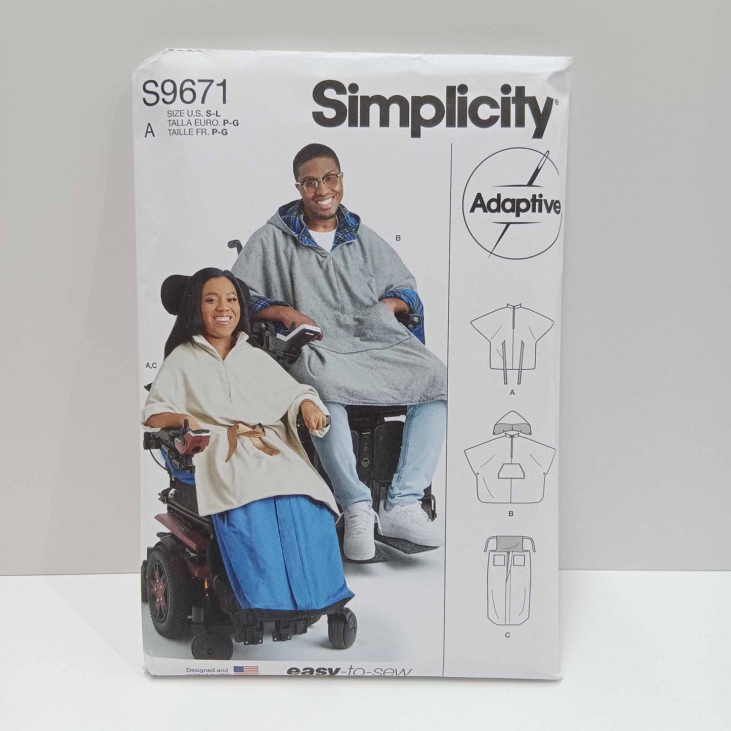 S9671 Unisex Adaptive Poncho